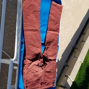Rock & Republic red burgundy Jean's 34-30